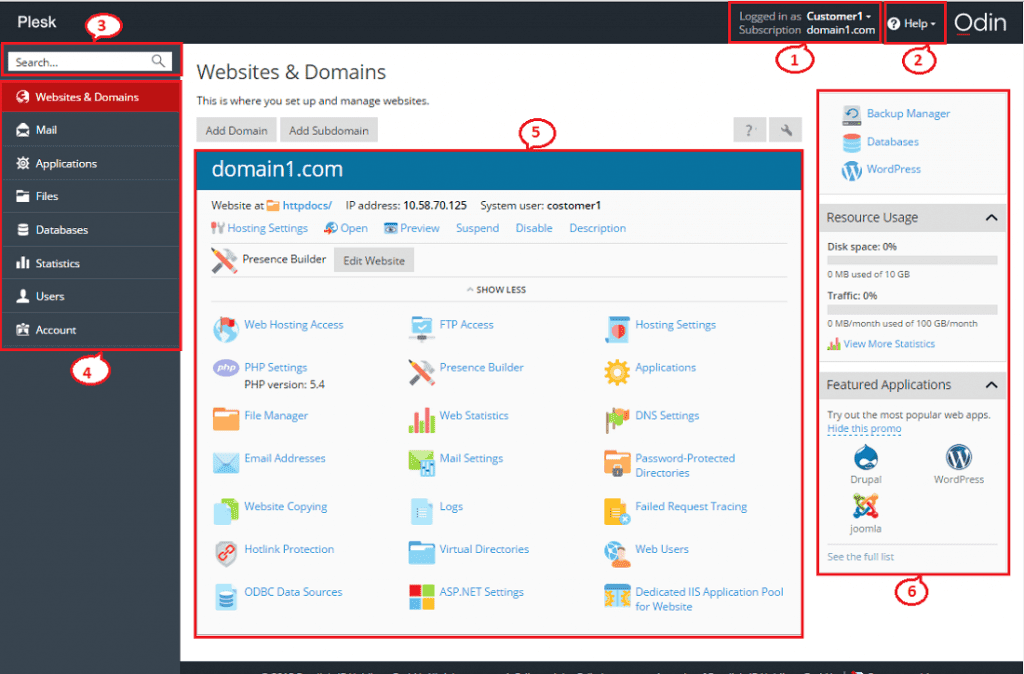 free domain hosting with cpanel