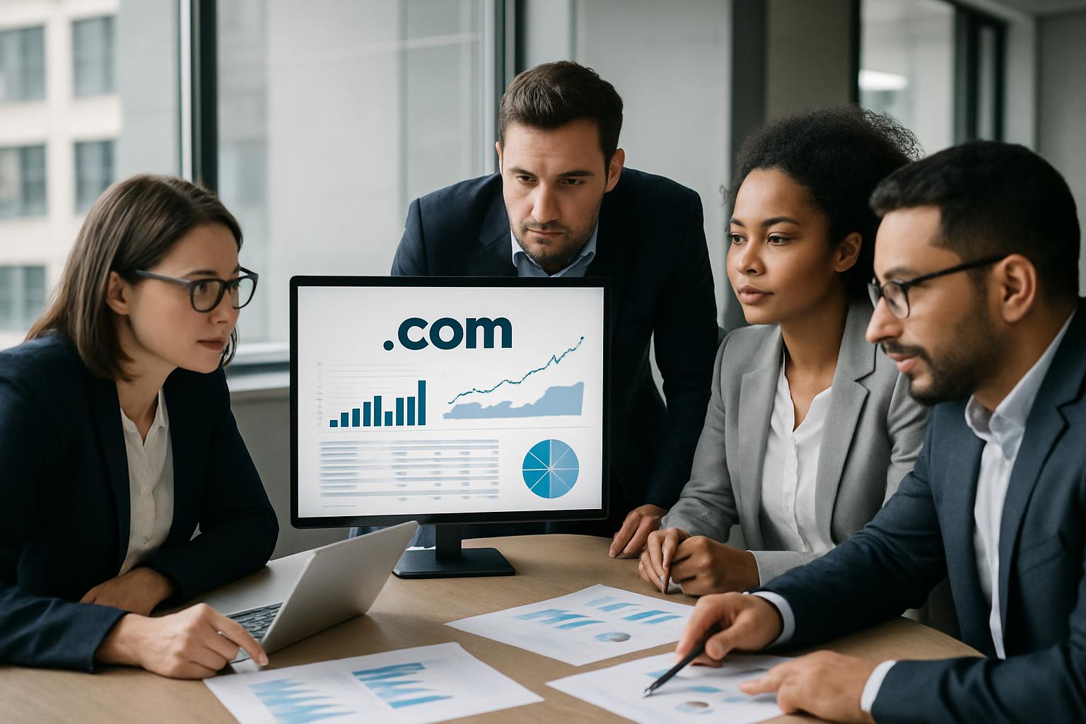 Resultados y análisis de dominios .com en entorno empresarial 2026 Resultados y análisis de dominios .com en entorno empresarial 2026
